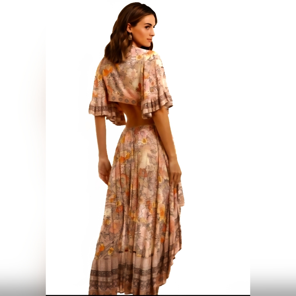 Spell and the Gypsy Collective Amethyst Bambi Dress in Blush - Picture 6 of 12